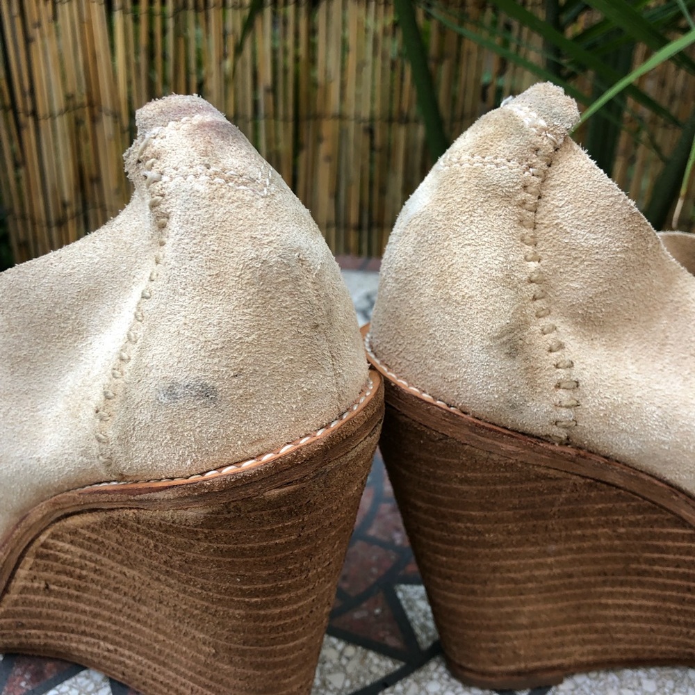 Rag & Bone Sunderland Wedge Tan Suede Booties - image 5